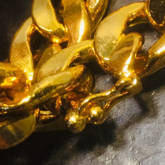 Laura Biagiotti Italy Mogul Chain Choker - NOS - Picture 5 of 10